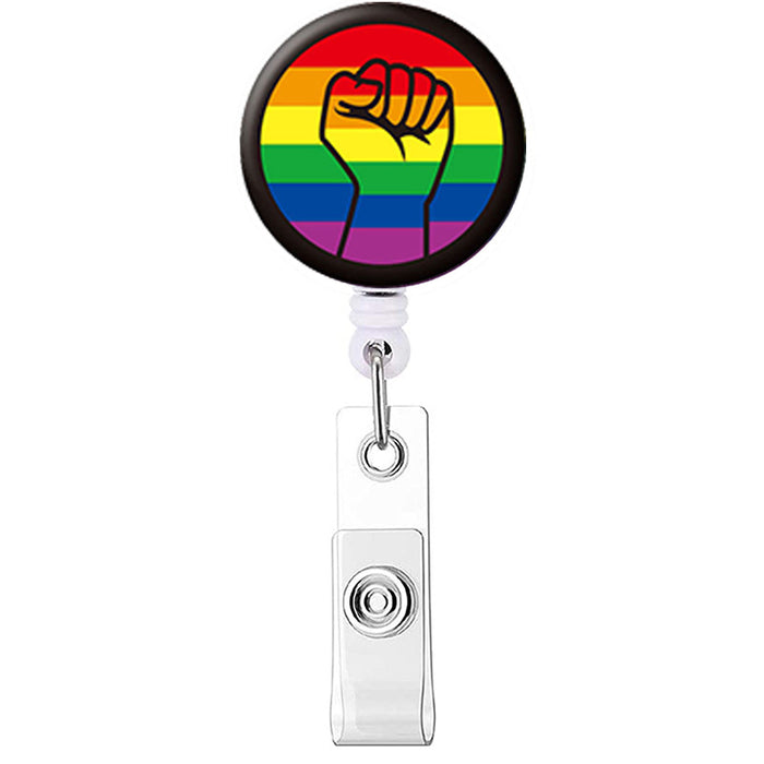 Jewelry WholesaleWholesale LGBT Rainbow Easy Pull Hanging Buckle Comrade MOQ≥2 JDC-KC-PinS001 Keychains 品斯 %variant_option1% %variant_option2% %variant_option3%  Factory Price JoyasDeChina Joyas De China