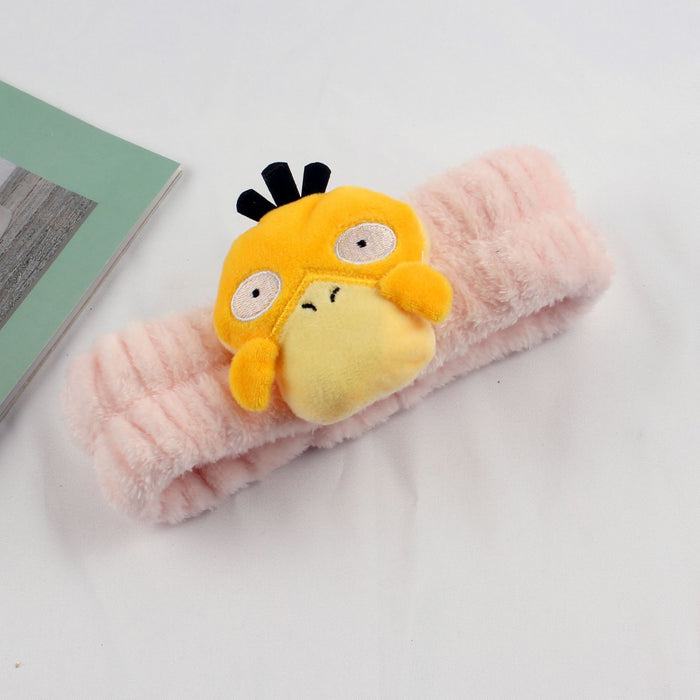 Wholesale reachable duck makeup hair band cute cartoon face wash headband JDC-HD-HanZhan001