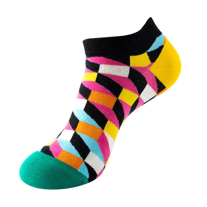 Wholesale socks shallow mouth cotton socks trendy breathable MOQ≥2 JDC-SK-XinXi001