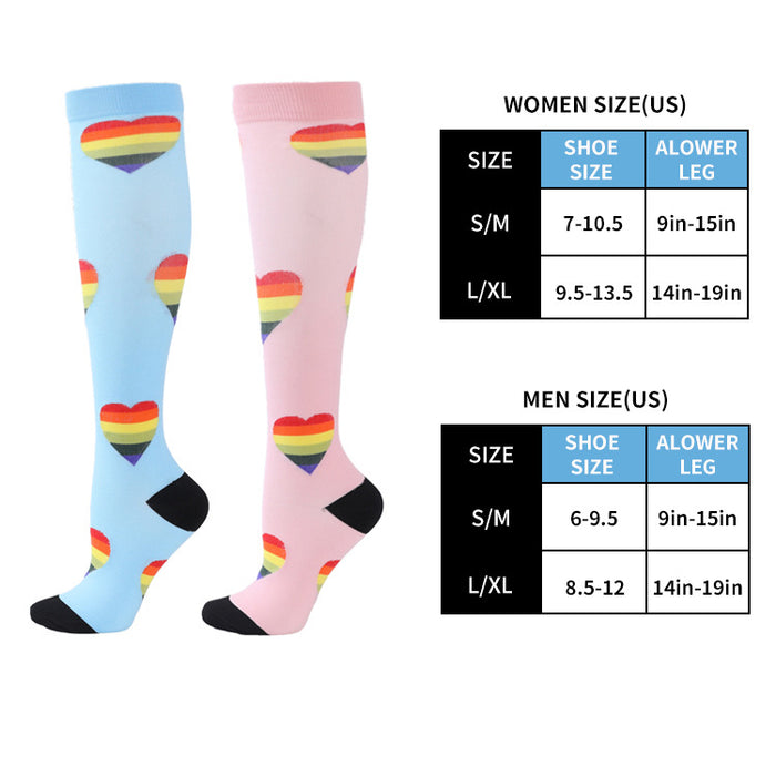 Jewelry WholesaleWholesale Sports Compression Outdoor Riding Socks Over Knee Socks JDC-SK-JHe008 Sock 京赫 %variant_option1% %variant_option2% %variant_option3%  Factory Price JoyasDeChina Joyas De China