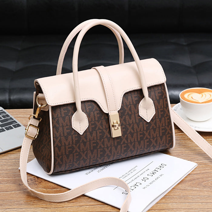 Wholesale Shoulder Bag PU Vintage Print Handbag Diagonal Cross JDC-SD-haim009