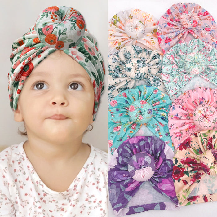 Wholesale baby printed donut indian pullover cap sweatband JDC-HD-ML028