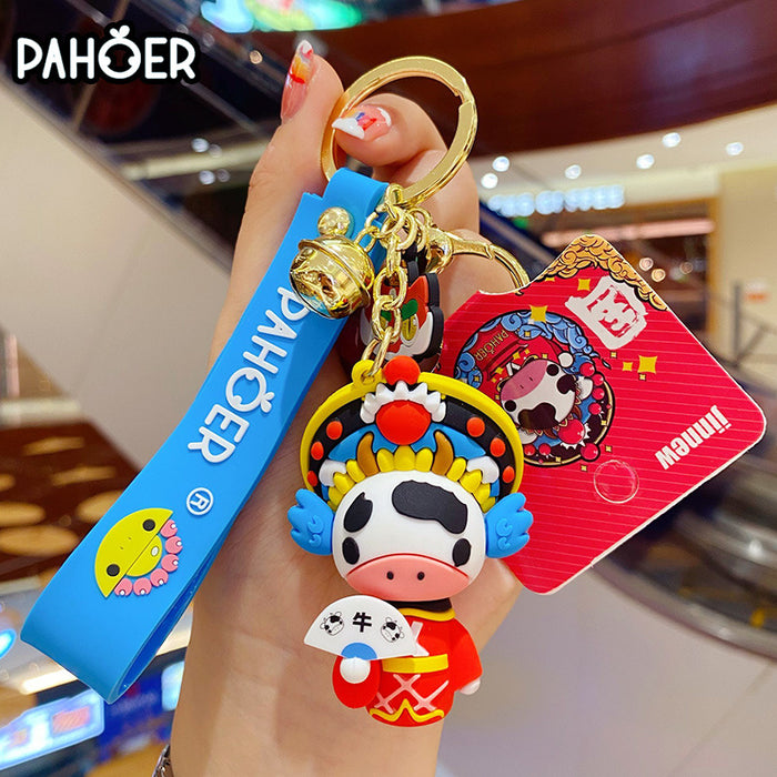 Wholesale Keychains Hardware PVC Cartoon Cute MOQ≥2 JDC-KC-BaiM056