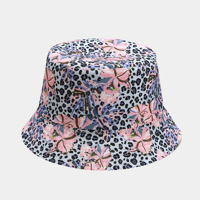 Wholesale ethnic style pattern double-sided sun hat MOQ≥2 JDC-FH-LvYi019