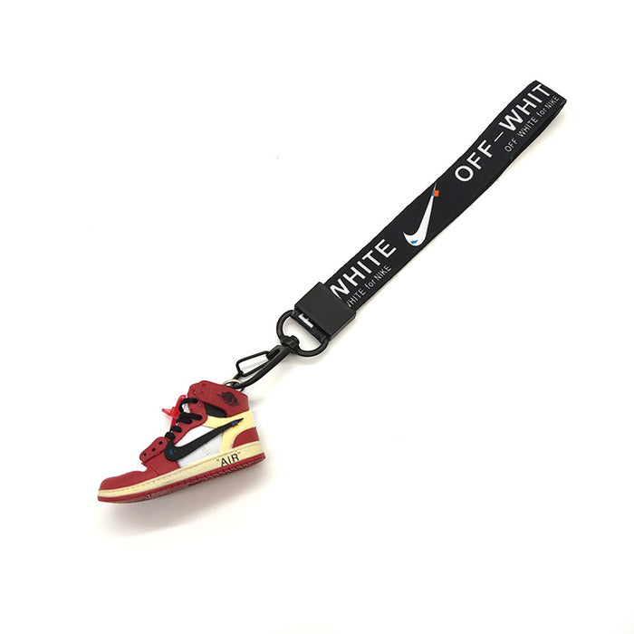 Wholesale Vinyl Sneakers Lanyard Keychain (F) JDC-KC-YTai006