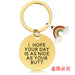 Jewelry WholesaleWholesale Father's Day gift gold metal keychain JDC-KC-GangGu037 Keychains 钢古 %variant_option1% %variant_option2% %variant_option3%  Factory Price JoyasDeChina Joyas De China