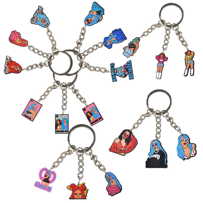 Wholesale Keychains PVC Cute Cartoon Anime(M) MOQ≥10 JDC-KC-BZYH002