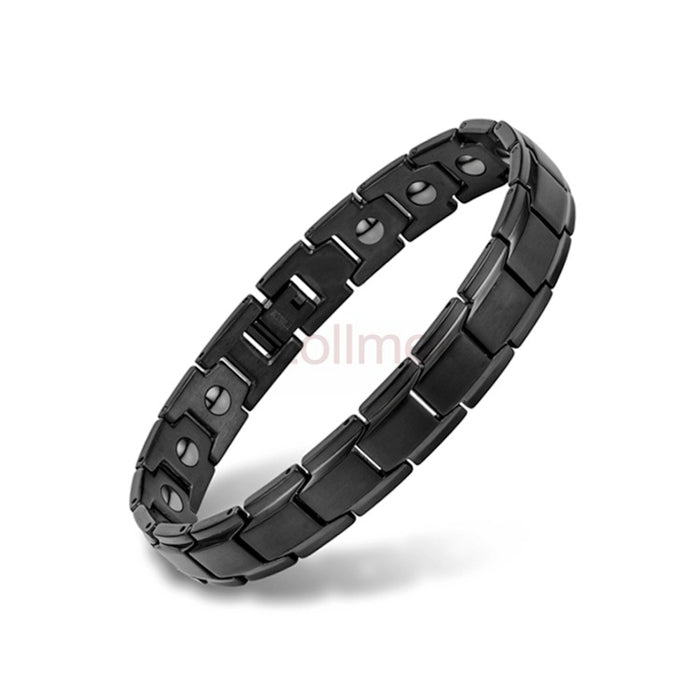 Wholesale Bracelet Stainless Steel Rare Earth Magnetic Health Magnet Men's Bracelet MOQ≥2 JDC-BT-XingYu001