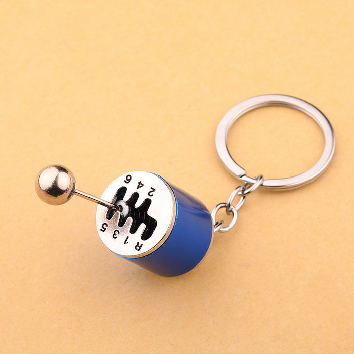 Wholesale car modification pendant six gear shift key chain car pendant JDC-KC-YiJ001