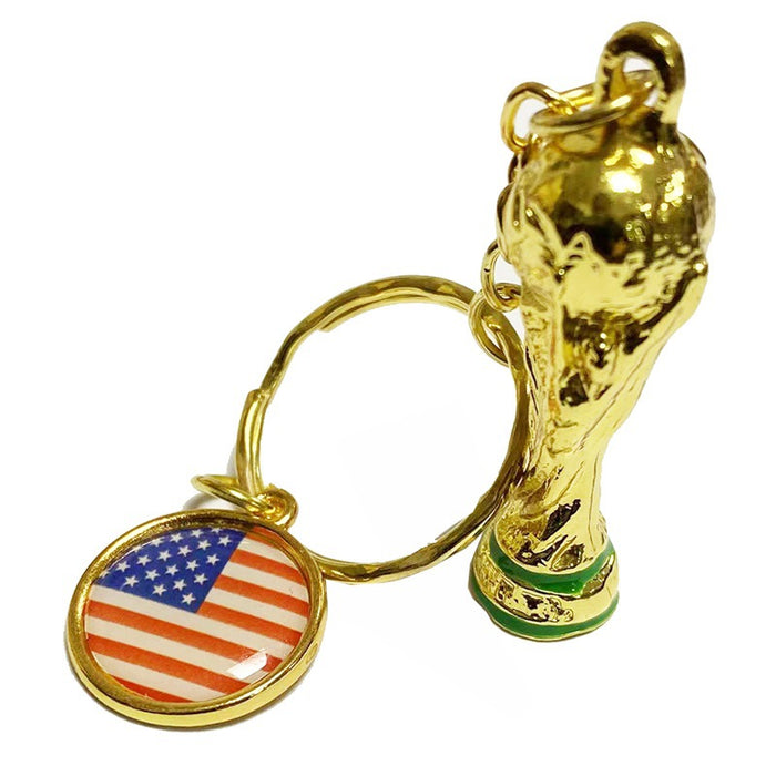 Jewelry WholesaleWholesale World Cup Football Flag Zinc Alloy Keychain MOQ≥2 JDC-KC-ChenYi001 Keychains 晨懿 %variant_option1% %variant_option2% %variant_option3%  Factory Price JoyasDeChina Joyas De China