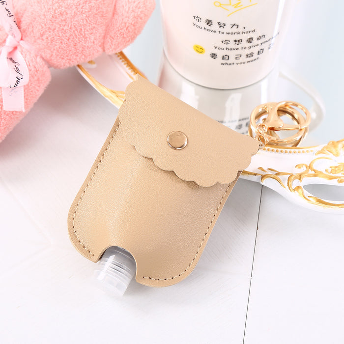 Jewelry WholesaleWholesale Hand Sanitizer PU Leather Case Keychain JDC-KC-HYi005 Keychains 弘亿 %variant_option1% %variant_option2% %variant_option3%  Factory Price JoyasDeChina Joyas De China