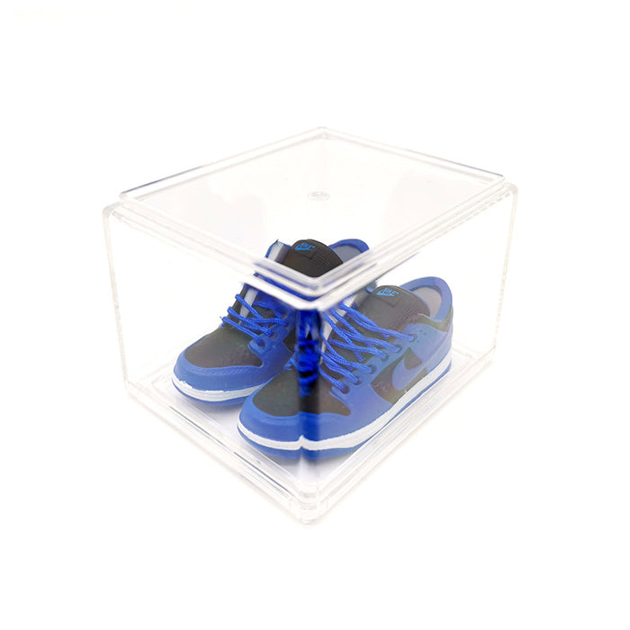 Wholesale Enamel Sneakers Plastic Transparent Box Keychains Ornaments JDC-KC-TuoH007