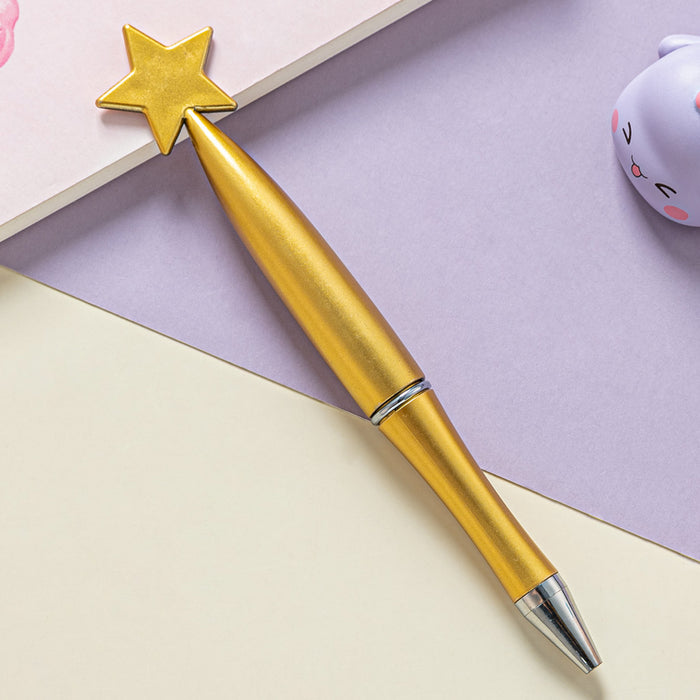 Wholesale Ballpoint Pen Plastic Creative Stars Multicolor Turning JDC-BP-HongD012