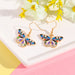 Jewelry WholesaleWholesale Butterfly Earrings Color Alloy Drop Oil Spot Drill JDC-ES- zhongyi003 Earrings 钟意 %variant_option1% %variant_option2% %variant_option3%  Factory Price JoyasDeChina Joyas De China