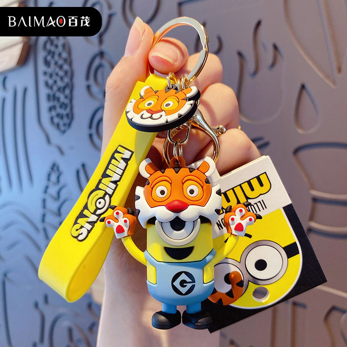 Wholesale Minions Zodiac Keychain Creative Exquisite and Cute JDC-KC-BaiM040