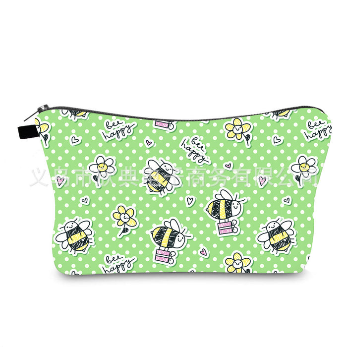 Wholesale printed pattern cosmetic bag waterproof JDC-CB-XinD007