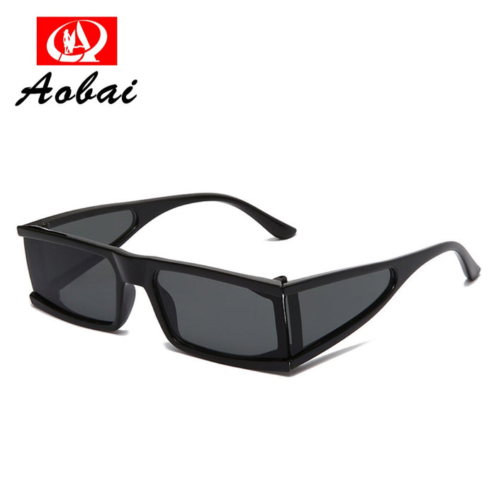 Wholesale Sunglasses PC Square Frame Side Band Frame JDC-SG-AoB005