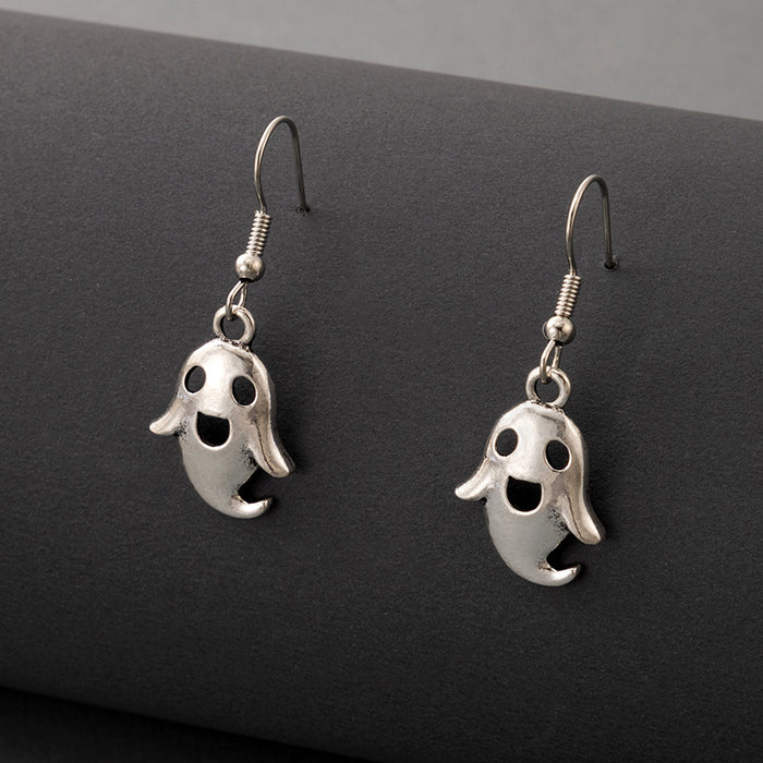 Wholesale Earring Alloy Halloween Pumpkin Ghost Earrings JDC-ES-MOM019