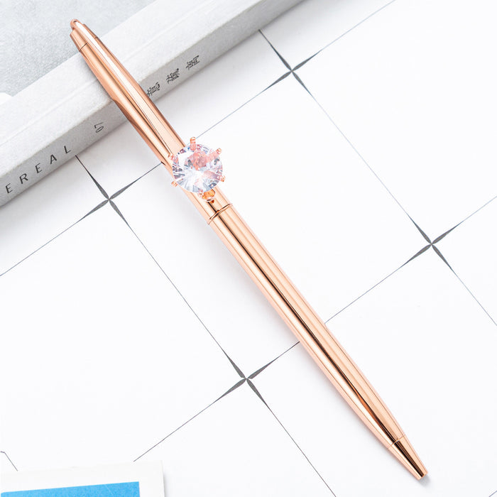 Wholesale diamond ballpoint pen cartoon creative shape pen head JDC-BP-Huah036