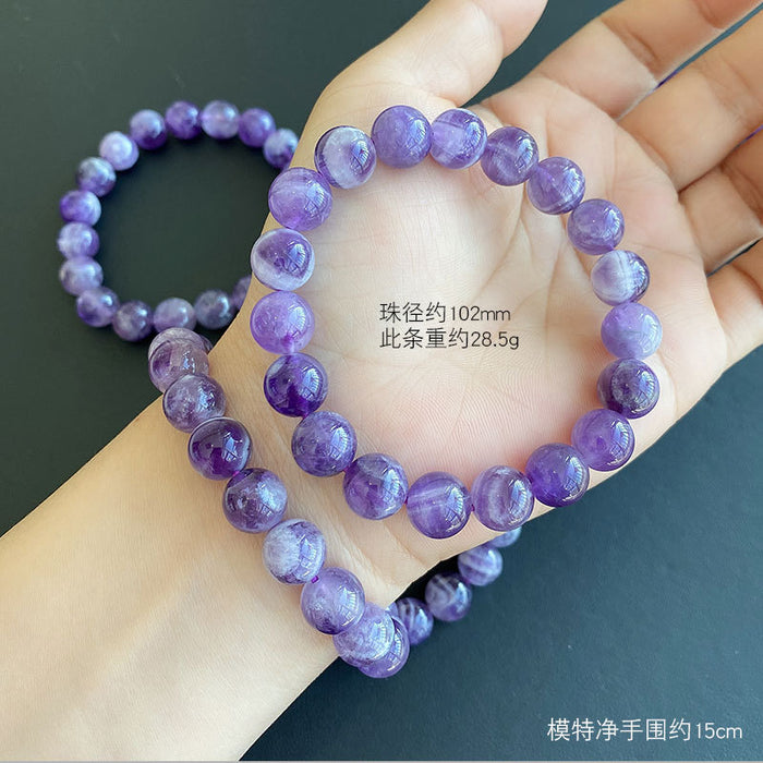 Jewelry WholesaleWholesale Fantasy Amethyst Bracelet Single Circle Bracelet JDC-BT-BaiM004 Bracelet 百慕 %variant_option1% %variant_option2% %variant_option3%  Factory Price JoyasDeChina Joyas De China