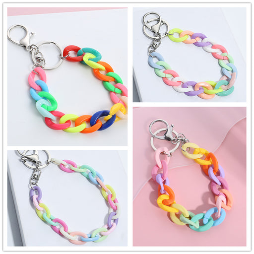 Jewelry WholesaleWholesale Color Acrylic Keychain JDC-KC-XiangH009 Keychains 湘怀 %variant_option1% %variant_option2% %variant_option3%  Factory Price JoyasDeChina Joyas De China