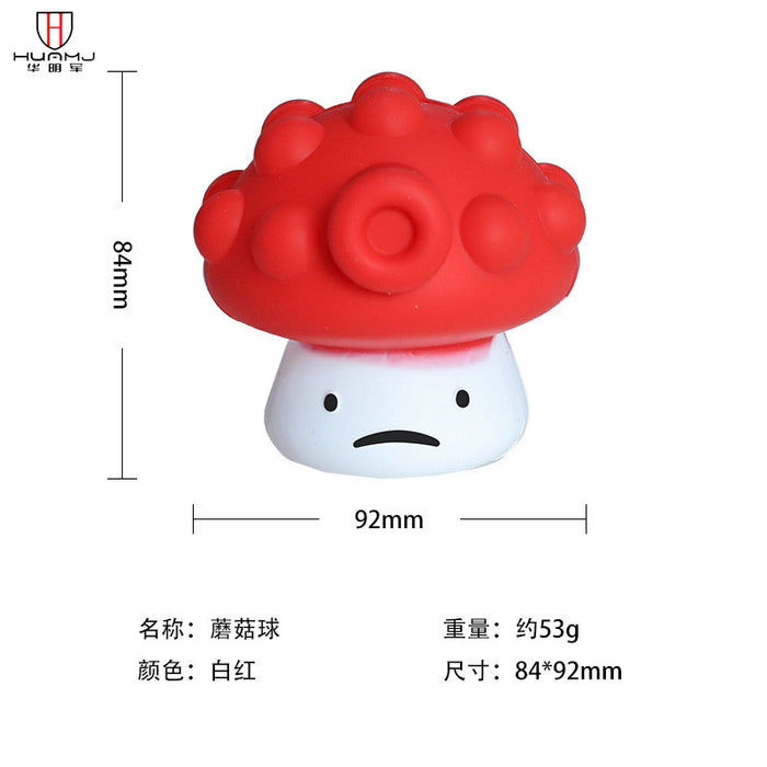 Jewelry WholesaleWholesale 3D decompression ball cat's claw mushroom silicone decompression finger bubble le toys MOQ≥2 JDC-FT-HMJ014 fidgets toy 华明军 %variant_option1% %variant_option2% %variant_option3%  Factory Price JoyasDeChina Joyas De China