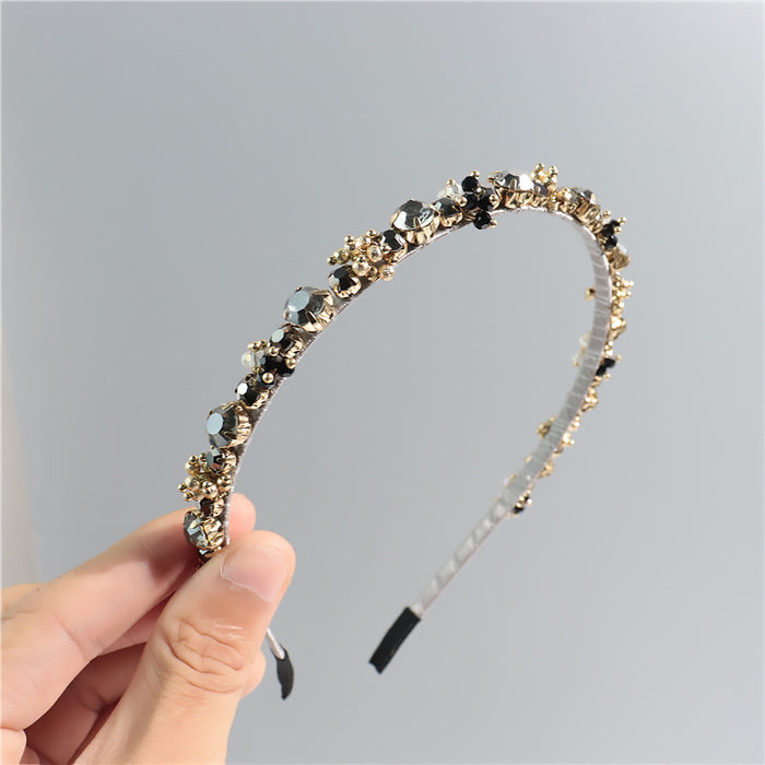 Jewelry WholesaleWholesale Vintage Rhinestone Hair Band JDC-HD-ZC003 Headband 智承 %variant_option1% %variant_option2% %variant_option3%  Factory Price JoyasDeChina Joyas De China