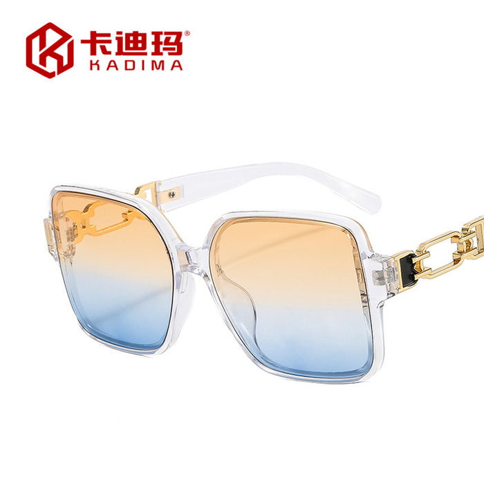 Wholesale large frame plain sunglasses high quality JDC-SG-XIa021