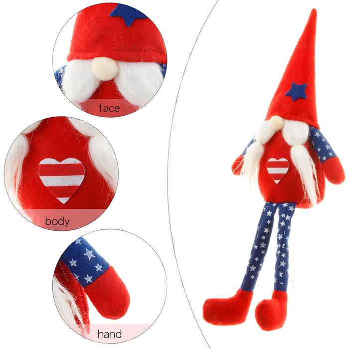 Wholesale 4th of July Independence Day Rudolph Faceless Doll Fabric Ornament JDC-OS-YHang001