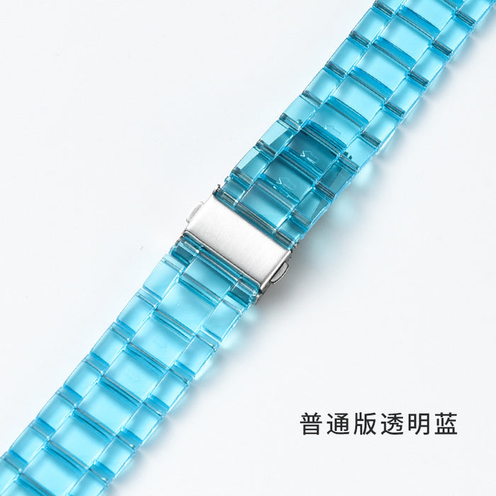 Wholesale Apple Watch Transparent Resin Watch Band JDC-WB-MuS001