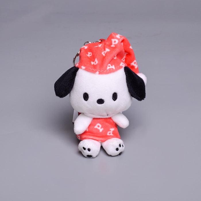 Wholesale keychain PP cotton cute cartoon plush doll pendant MOQ≥3 (S) JDC-KC-Tianx004