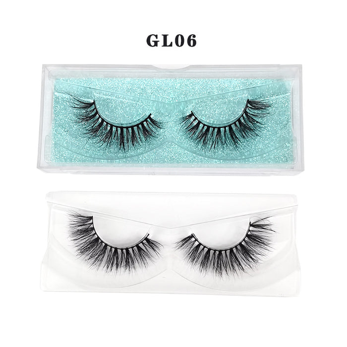 Wholesale false eyelashes 1 pair natural fresh three-dimensional multi-layer MOQ≥5 JDC-EY-XLin003