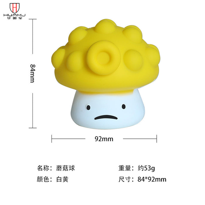 Jewelry WholesaleWholesale 3D decompression ball cat's claw mushroom silicone decompression finger bubble le toys MOQ≥2 JDC-FT-HMJ014 fidgets toy 华明军 %variant_option1% %variant_option2% %variant_option3%  Factory Price JoyasDeChina Joyas De China