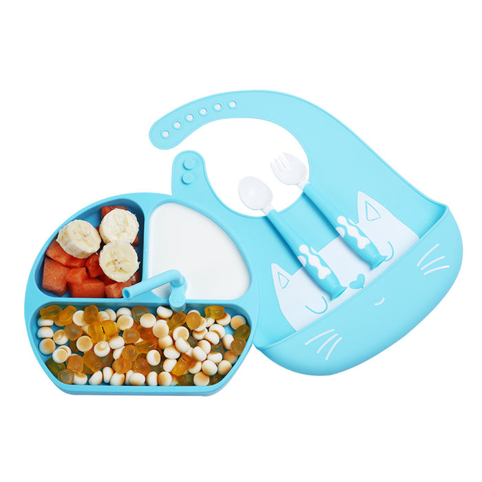 Wholesale Baby Silicone Dinner Plate Suction Cup JDC-CC-Ningxuan003