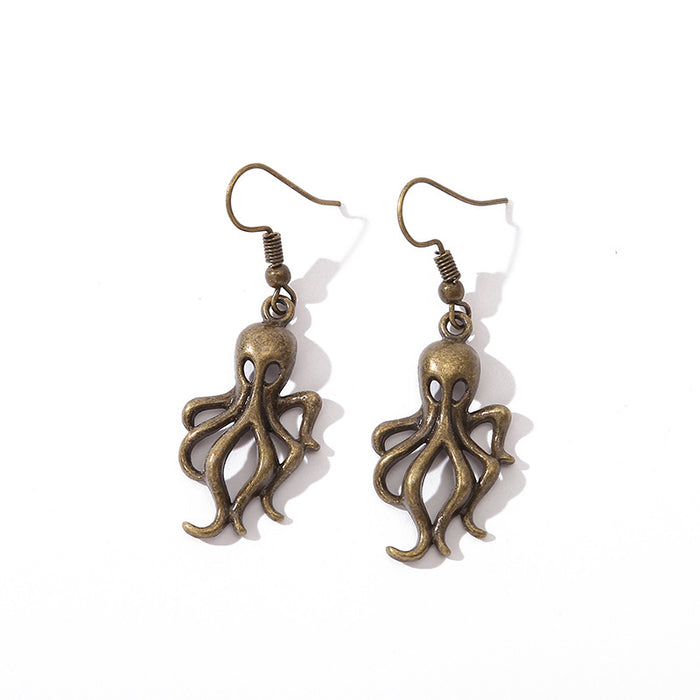 Wholesale boho starfish pearl earrings JDC-ES-Haobiao001