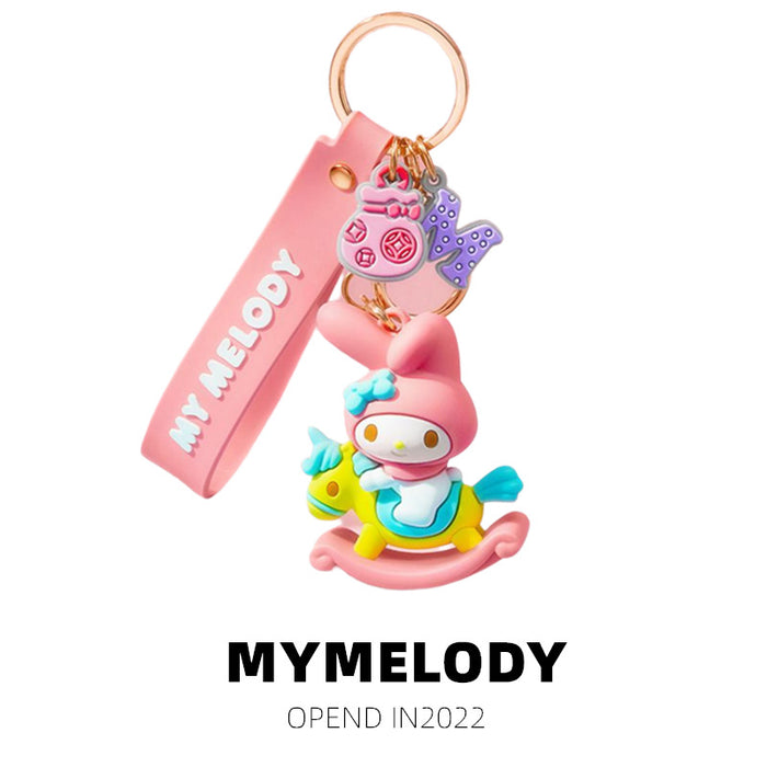 Wholesale Keychain PVC Soft Adhesive Cute Cartoon Creative Ornament JDC-KC-JiaoL015