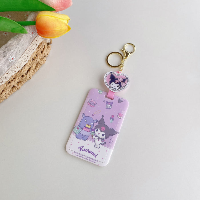 Wholesale Keychain Silicone Cute Cartoon Retractable Bus Card Holder MOQ≥2 (S) JDC-KC-JAD003