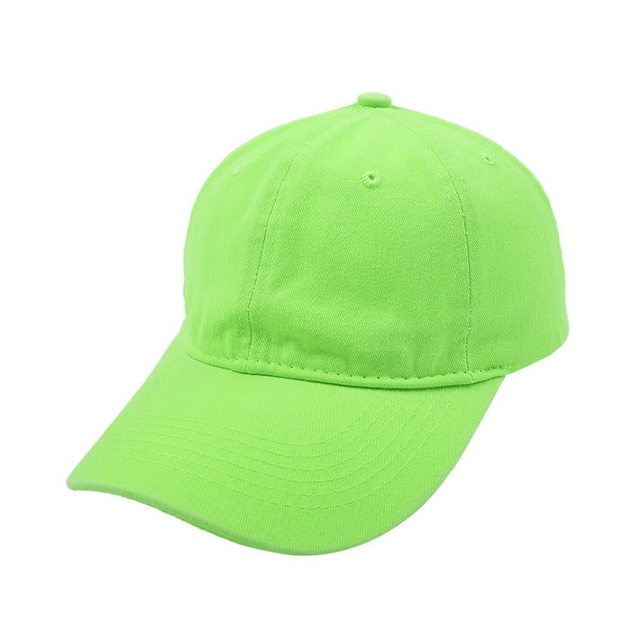 Wholesale fluorescent solid color baseball cap personality sports curved brim MOQ≥2 JDC-FH-BZuZu001