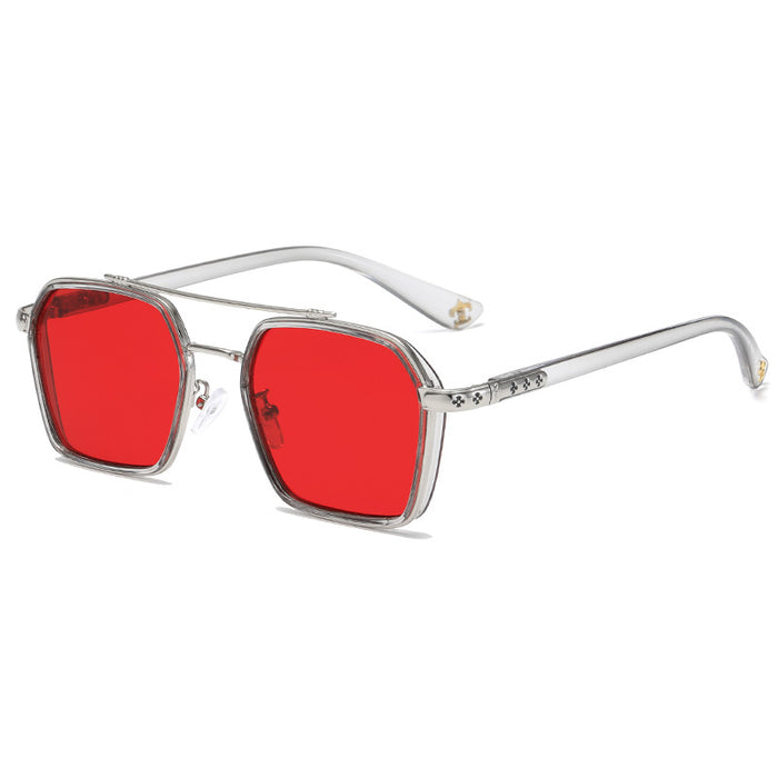 Wholesale Sunglasses PC Lens Plastic Metal Frame MOQ≥2 (F) JDC-SG-QiC002