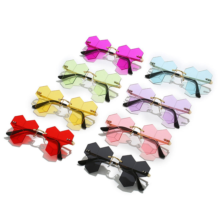 Wholesale Sunglasses PC Lens Metal Frame JDC-SG-FeiW015