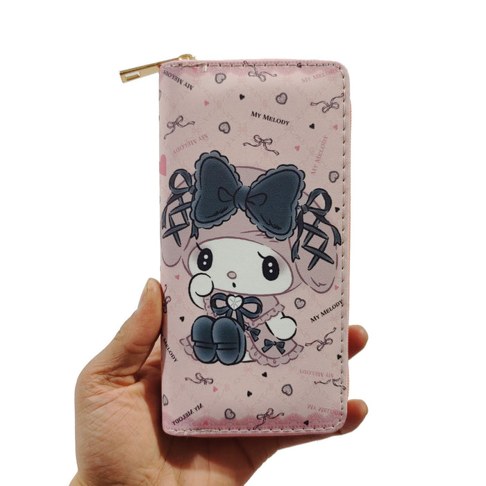 Wholesale Cartoon Little Devil PU Long Zipper Wallet MOQ≥3 JDC-WT-Dengxin005