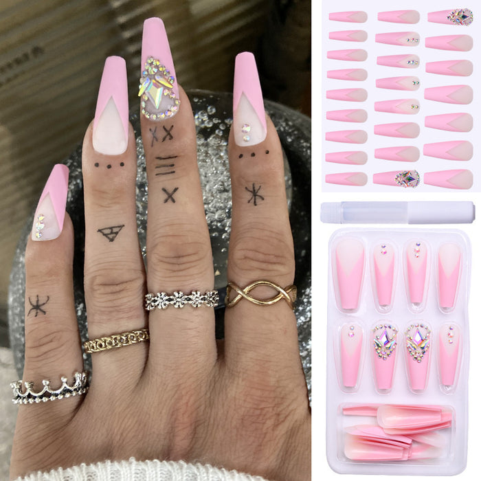 Jewelry WholesaleWholesale Diamond Patch Ballet Nail With Diamond Wearing Nail Sticker MOQ≥3 JDC-NS-MSu001 Nail Stickers 美酥 %variant_option1% %variant_option2% %variant_option3%  Factory Price JoyasDeChina Joyas De China