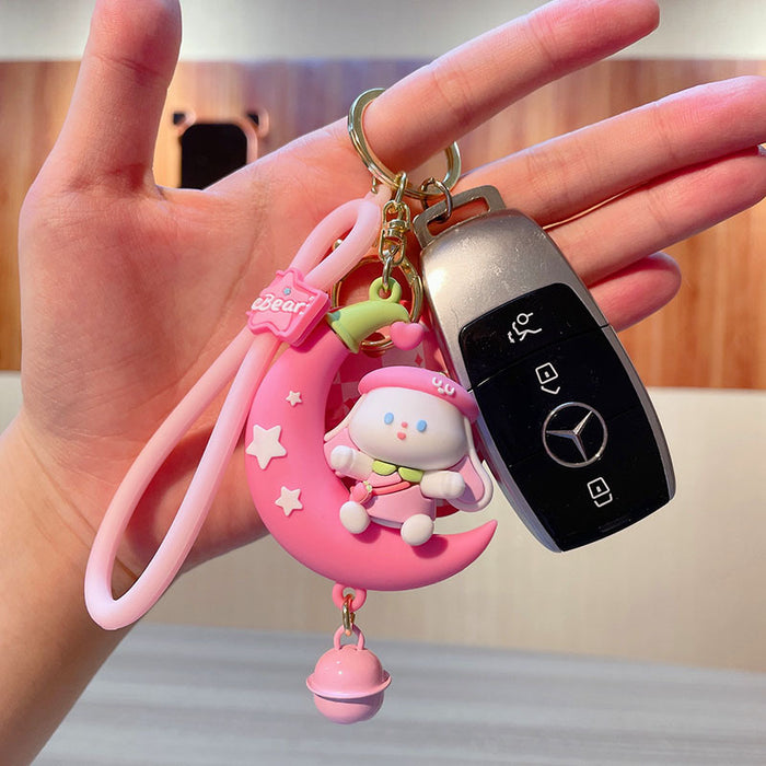 Wholesale Keychain PVC Cartoon Cute Pendant Doll Ornament JDC-KC-JG248