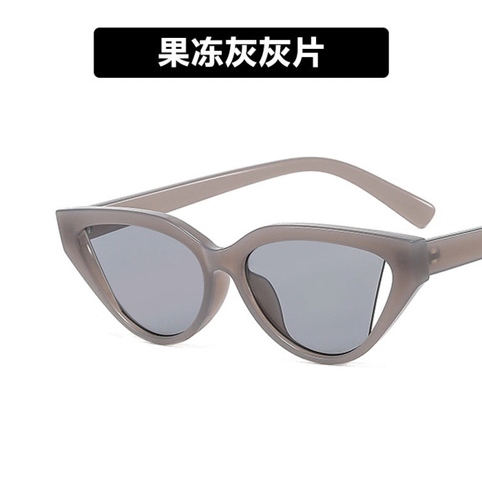 Wholesale Small Frame Notched Cat Eye Sunglasses JDC-SG-PLS070