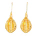 Jewelry WholesaleWholesale yellow alloy leaf earrings. JDC-ES-JL930 Earrings 氿乐 %variant_option1% %variant_option2% %variant_option3%  Factory Price JoyasDeChina Joyas De China