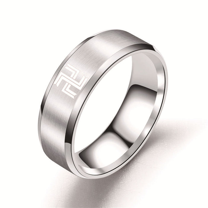 Wholesale Sano Wanjiro Stainless Steel Ring JDC-RS-ZhanL001