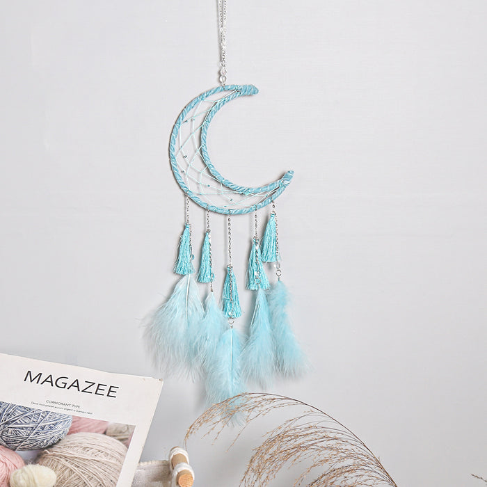 Wholesale Fluff Home Dreamcatcher Wall Decoration Room Wall Decoration MOQ≥2 JDC-DC-MengS033