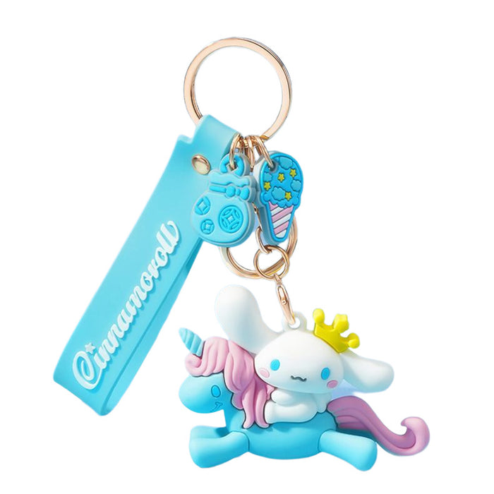 Wholesale Keychain PVC Soft Adhesive Cute Cartoon Creative Ornament JDC-KC-JiaoL015