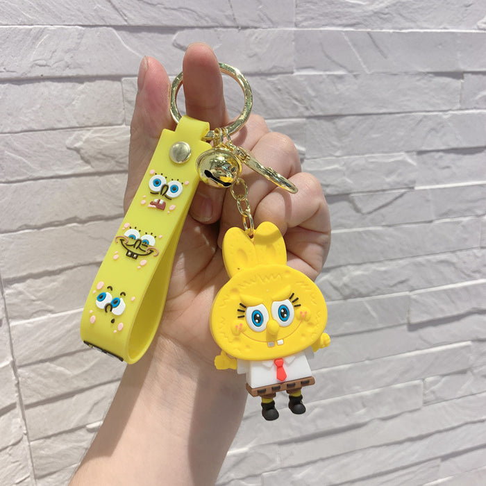 Wholesale Keychains For Backpacks cartoon doll pendant pvc soft rubber car cute pendant (M) MOQ≥2 JDC-KC-Aolong027