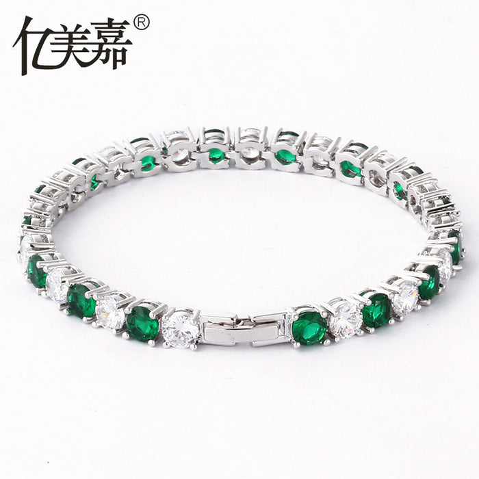 Jewelry WholesaleWholesale Fashion Ladies Bracelet Inlaid Zircon Tennis Chain JDC-BT-ShengY004 Bracelet 神韵 %variant_option1% %variant_option2% %variant_option3%  Factory Price JoyasDeChina Joyas De China